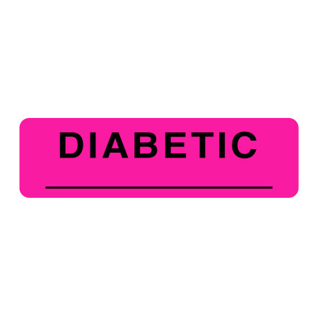 Diabetic Label Diabetic Label