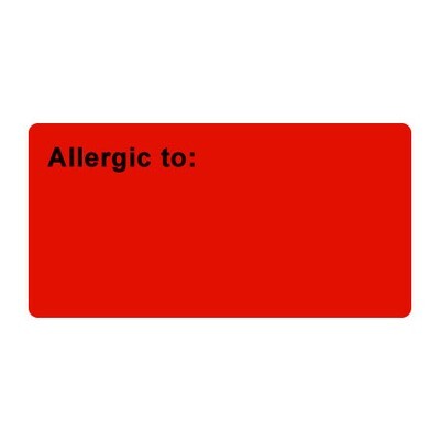 Allergic To Label