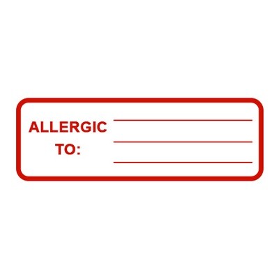 Allergic To Label