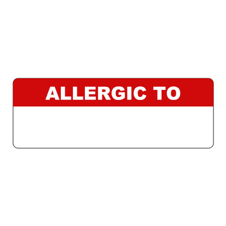 Allergic To Label