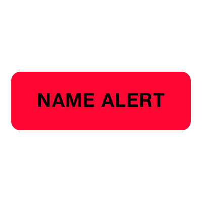 Name Alert Label
