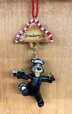 Dancing Bear - Strawberry Orn