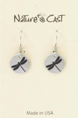 Dragon Fly Circle earrings