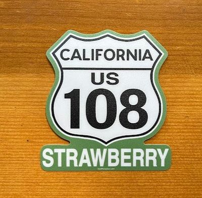 HWY 108 Sign Sticker