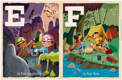 C is for Camping book