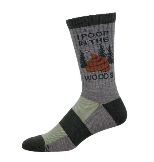 I Poop in the Woods Socks