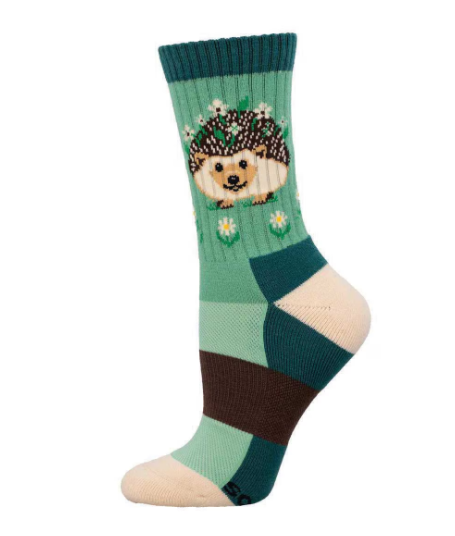 Flowery Hedgehog Socks