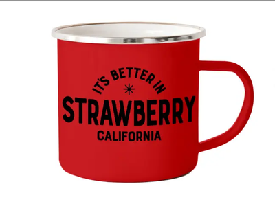 Strawberry Camp Mug