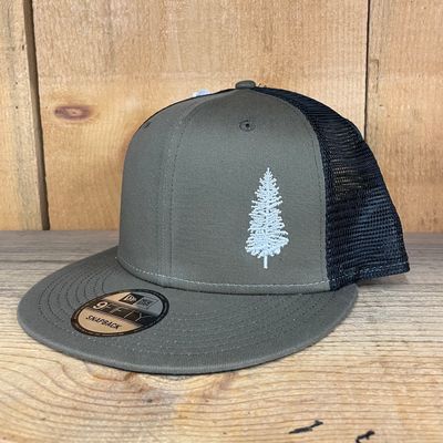 Flat Bill Tree Olive Hat
