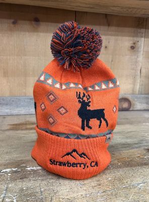 Black  Deer Beanie