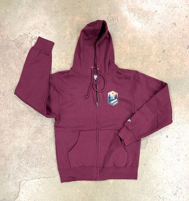 Maroon Zip - XL