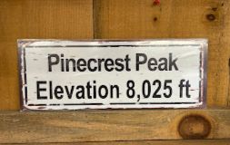 Pinecrest Peak Elevation
