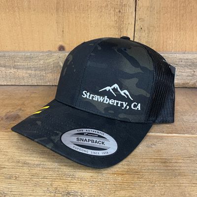 Black Camo Trucker hat