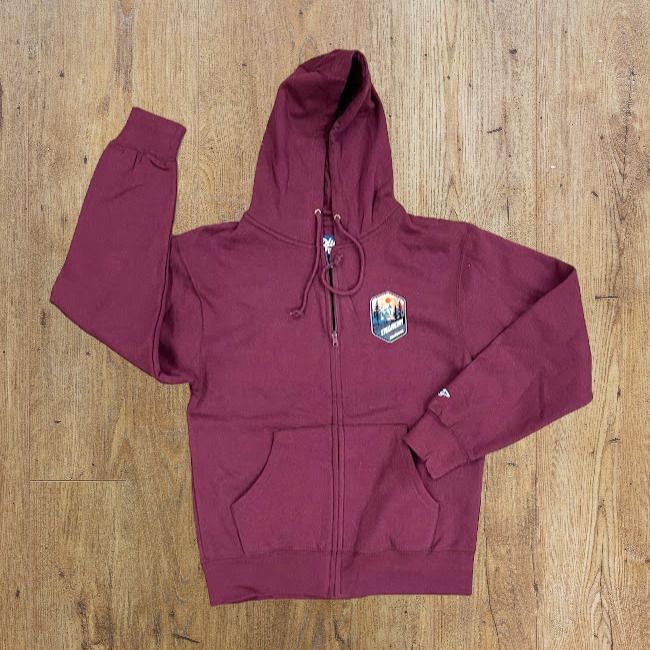 Maroon Zip - XL