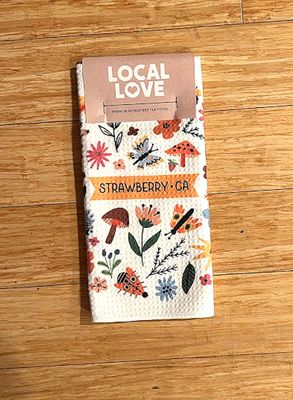 Strawberry Meadow Tea Towel