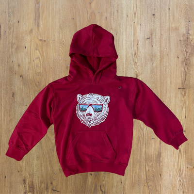 Red Youth Hoodie - M