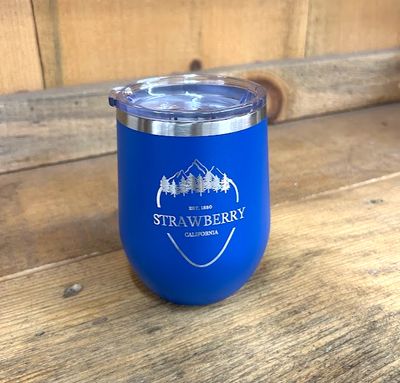 Insulated Stemless Wine Tumbler - Blue