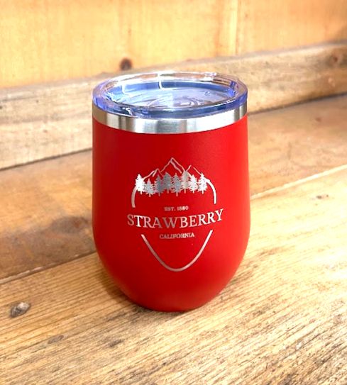 Insulated Stemless Wine Tumbler - Red Insulated Stemless Wine Tumbler - Red