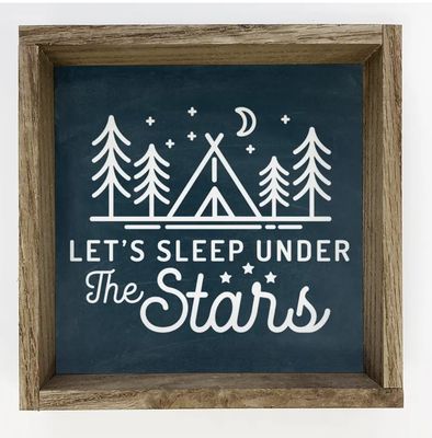 Stars Wood SIgn