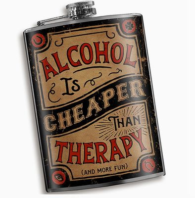 Alcohol is Cheaper Flask