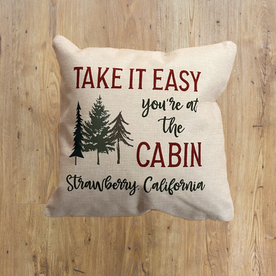 Cabin Pillow - Strawberry