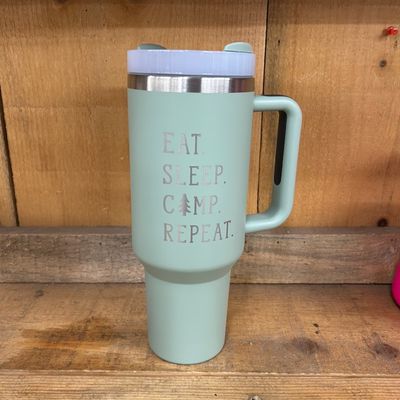 Eat.Sleep.Camp 40oz Tumbler