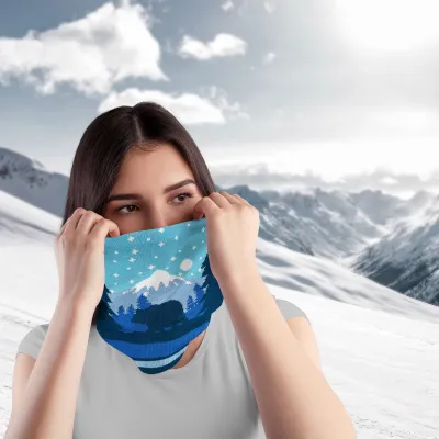 Blue Neck Gaiter