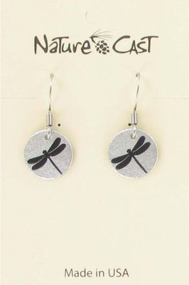 Dragon Fly Circle earrings
