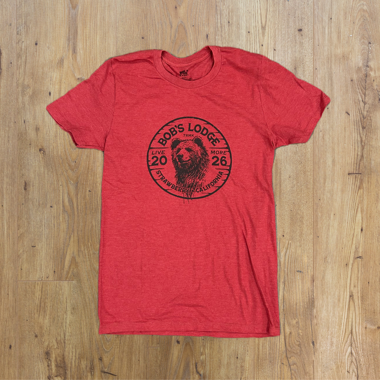 Bob's Lodge Short Sleeve - Brick Red