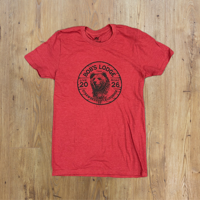 Bob's Lodge Short Sleeve - Brick Red