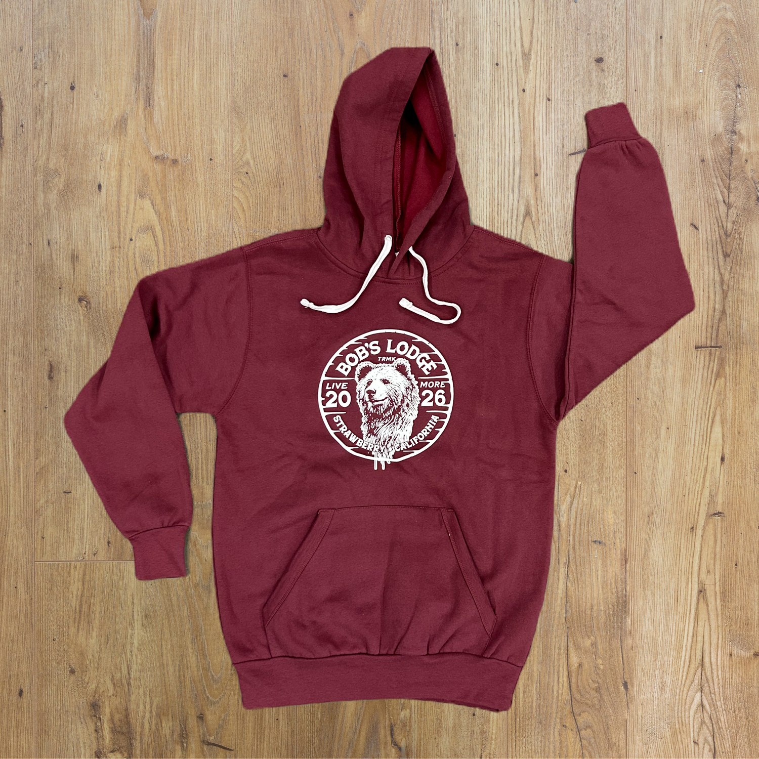 Bob's Lodge Hoodie - Brick Red