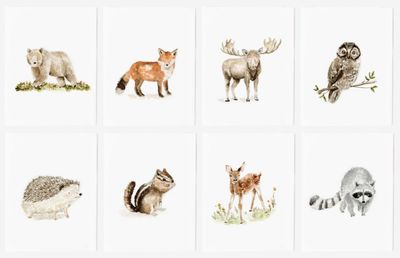 Woodland Notecard Set