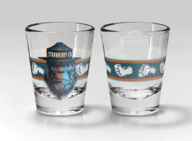 Bigfoot Strawberry Shot Glass