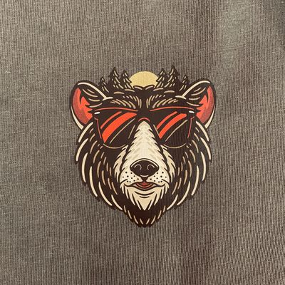 Bear Long Sleeve | Grey