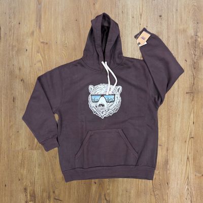 Bear Vintage Hoodie | Brown