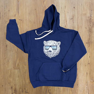 Bear Vintage Hoodie | Blue