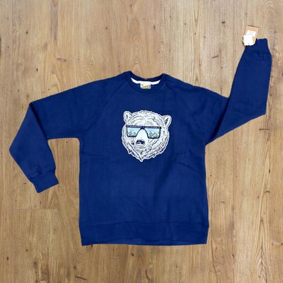 Bear Vintage Crew | Blue.
