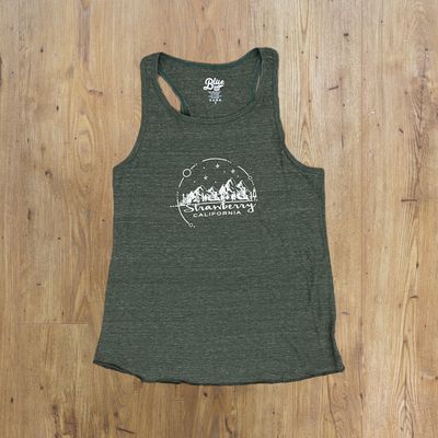 Racer Back Tank Top | Forest Green
