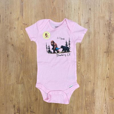 Lil' Squatch Onesie | Pink