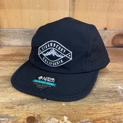 Black Packable Hat