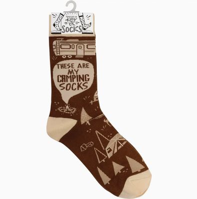 These Are My Camping Socks