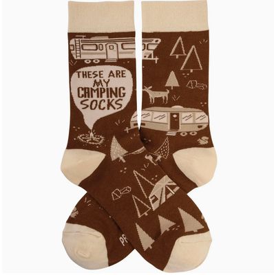 These Are My Camping Socks
