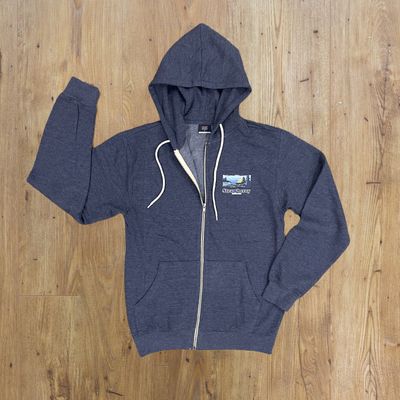 Strawberry CA Zip Up | Denim