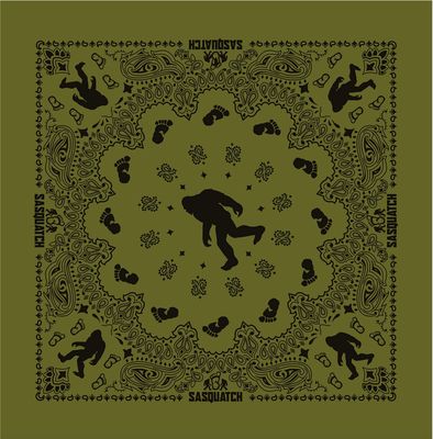 22" Bandanna | Bigfoot