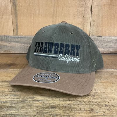 Corduroy Green Hat