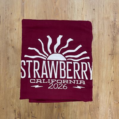 2026 Sweatshirt Blanket | Maroon