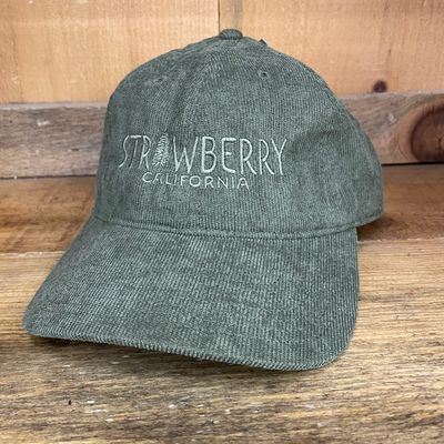 Olive Corduroy Hat