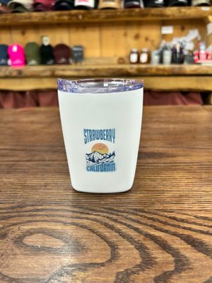 Strawberry Tumbler - White