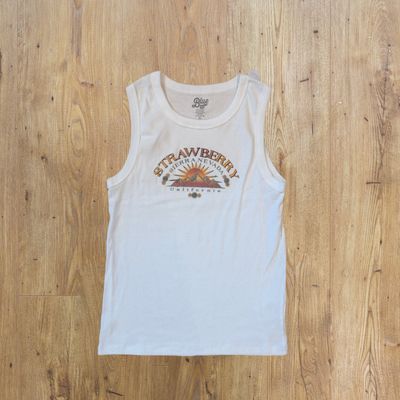 Baby Ribbed Tank | White