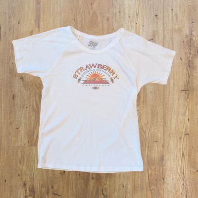 Baby Ribbed Tee | White